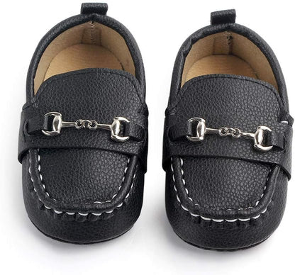 Baby Girls Boys Loafers, Cute Newborn Crib Shoes, Prewalkerpu Sneakers, Perfect for Baptism/Crawling/Wedding