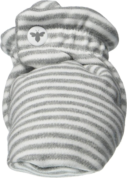 Unisex Baby Booties, Organic Cotton Adjustable Infant Shoes